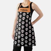 Cute Halloween Sugar Skull Pattern