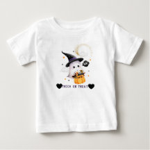 Cute Halloween T-shirt Trick or treet