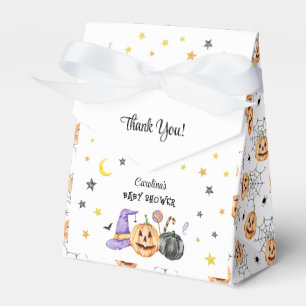 Cute Halloween Thank You Favor Box