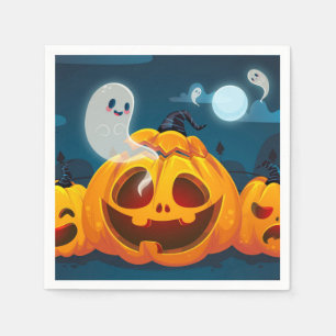 Cute Halloween Theme Napkin
