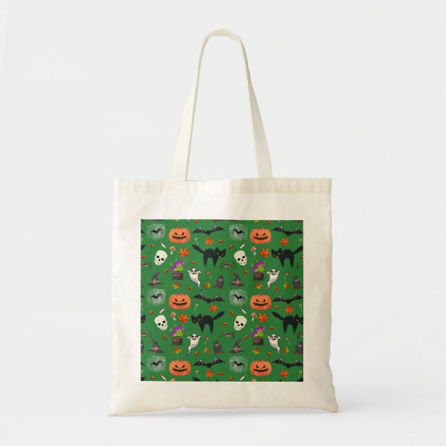 Cute Halloween Trick Or Treat  Tote Bag (Front)