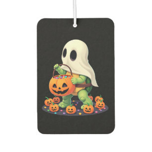 Cute Halloween Turtle Ghost with Candy (2) Air Freshener