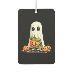 Cute Halloween Turtle Ghost with Candy (6) Air Freshener