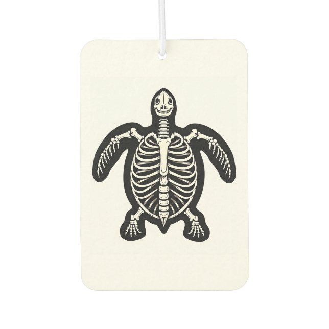 Cute Halloween Turtle Skeleton Tortoise Fossils Ar Air Freshener (Front)
