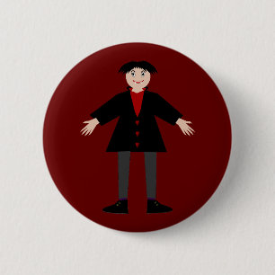Cute Halloween Vampire 2 Inch Round Button