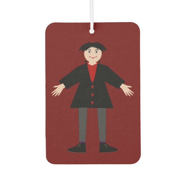 Cute Halloween Vampire Air Freshener (Front)