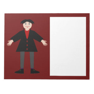 Cute Halloween Vampire Notepad