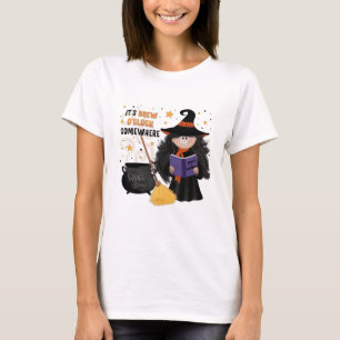 Cute Halloween Witch Brew Cauldron Fun T-Shirt