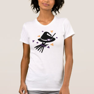 Cute Halloween Witch Confetti Costume Party T-Shirt