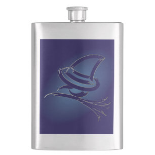 Cute Halloween witch Hip Flask
