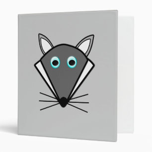 Cute Halloween Wolf Binder