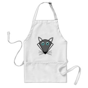 Cute Halloween Wolf Cooking Apron