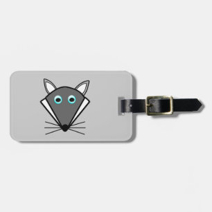 Cute Halloween Wolf Custom Luggage Tag