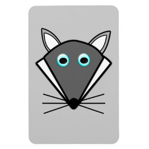 Cute Halloween Wolf Magnet