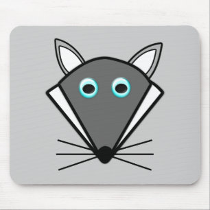 Cute Halloween Wolf Mousepad