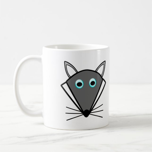 Cute Halloween Wolf Mug (Left)