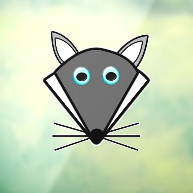 Cute Halloween Wolf Window Cling (Sheet 3)