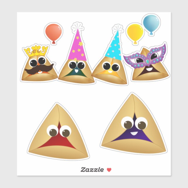 Cute Hamentashen Party (Sheet)