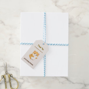 Cute Hamster Baby Shower  Gift Tags