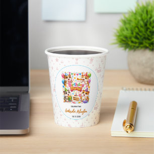 Cute Hamster Birthday Party Kids Hamster Paper Cups