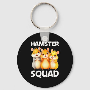 Cute Hamster Design For Men Women Kids Dwarf Hamst Keychain