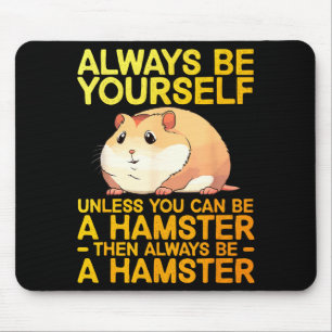 Cute Hamster Design For Men Women Kids Dwarf Hamst Mouse Pad