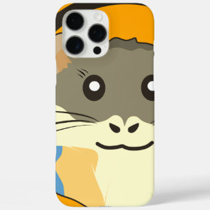 Cute hamster face with colourful fur: Animal lover iPhone 16 Pro Max Case