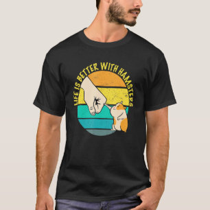 Cute Hamster For Girls Boys Hammy Mom Dad T-Shirt
