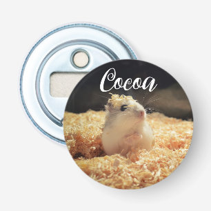Cute Hamster Gift For Hamster Lovers Bottle Opener