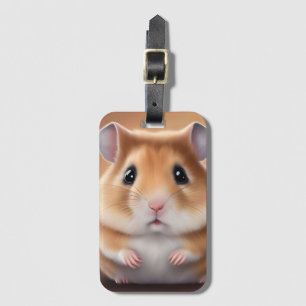 Cute Hamster Luggage Tag