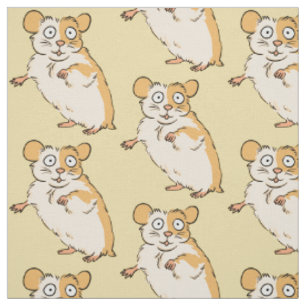 Cute Hamster Pattern Fabric