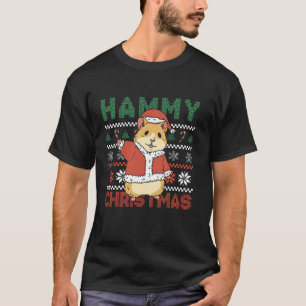 Cute Hamster Ugly Christmas Sweater Hammy Christma
