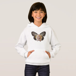 Cute hamster with wings