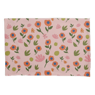 Cute hand drawing flower pattern Pillowcase