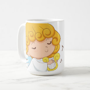 Cute Hand drawn cartoon Angel girl Coffee Mug