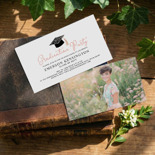 Cute Hand Drawn Graduation Party Invitation Insert