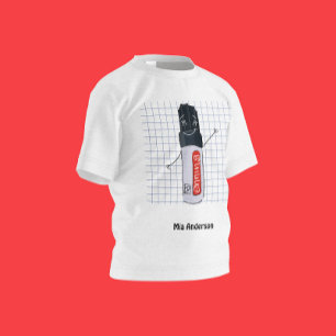 Cute Hand Drawn Marker Name T-Shirt