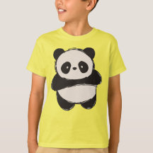 Cute Hand-Drawn Panda Bear - Adorable Kawaii 