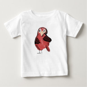 Cute Hand-Drawn Red Bird Toddler T-Shirt