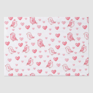 cute hand drawn seamless pattern with watercolor  tissue paper