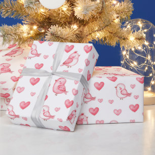 cute hand drawn seamless pattern with watercolor wrapping paper