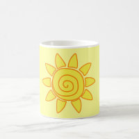 Cute Hand Drawn Sun Kids Drawing Illustration