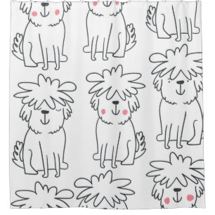 Cute handdrawn seamless pattern with cute doodle f