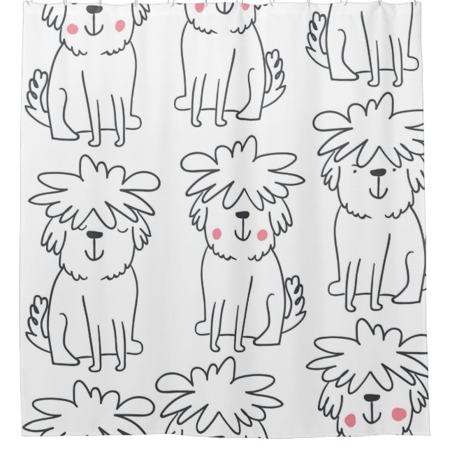 Cute handdrawn seamless pattern with cute doodle f (Front)