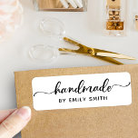 Cute Handmade Small Business or Kids Craft<br><div class="desc">Cute Handmade Small Business or Kids Craft label</div>