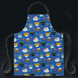 Cute Hannukah Cat Patterned Apron<br><div class="desc">Cute,  cat patterned Hannukah apron for any holiday chef!</div>