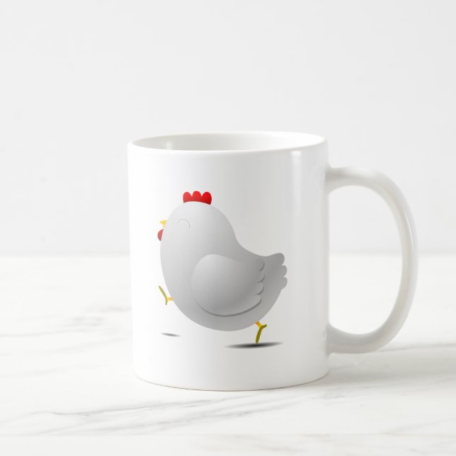 Cute happpy chicken cartoon charactor coffee mug (Right)