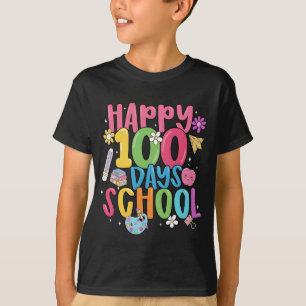 Cute happy 100 days of school first day of school T-Shirt