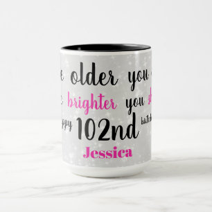 Cute Happy 102nd Birthday Mug