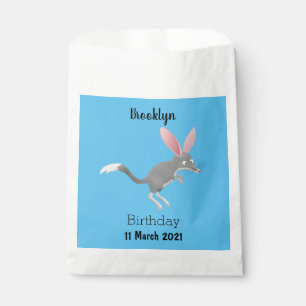 Cute happy Australian bilby cartoon Favour Bag